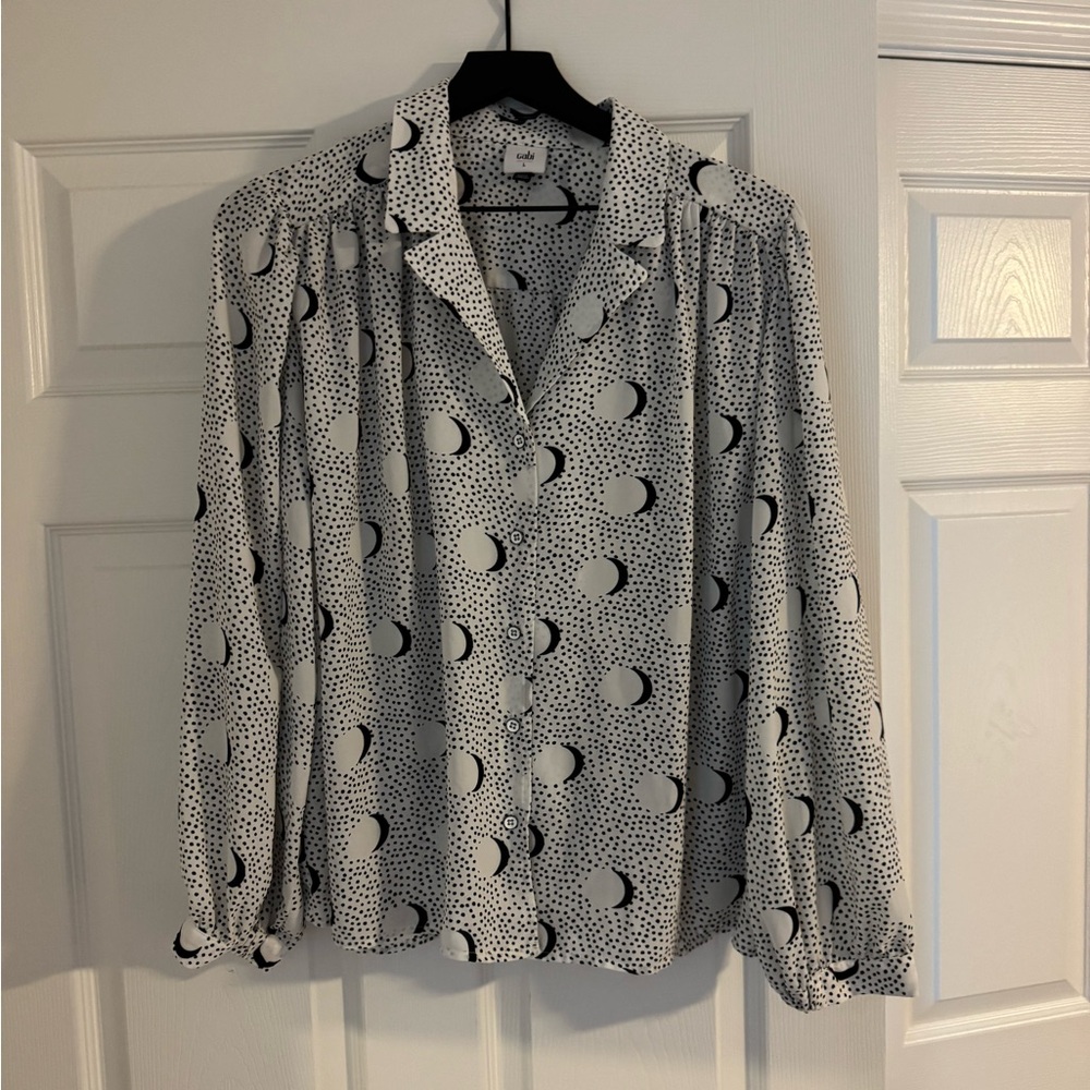 CAbi Monochrome Eclipse Blouse